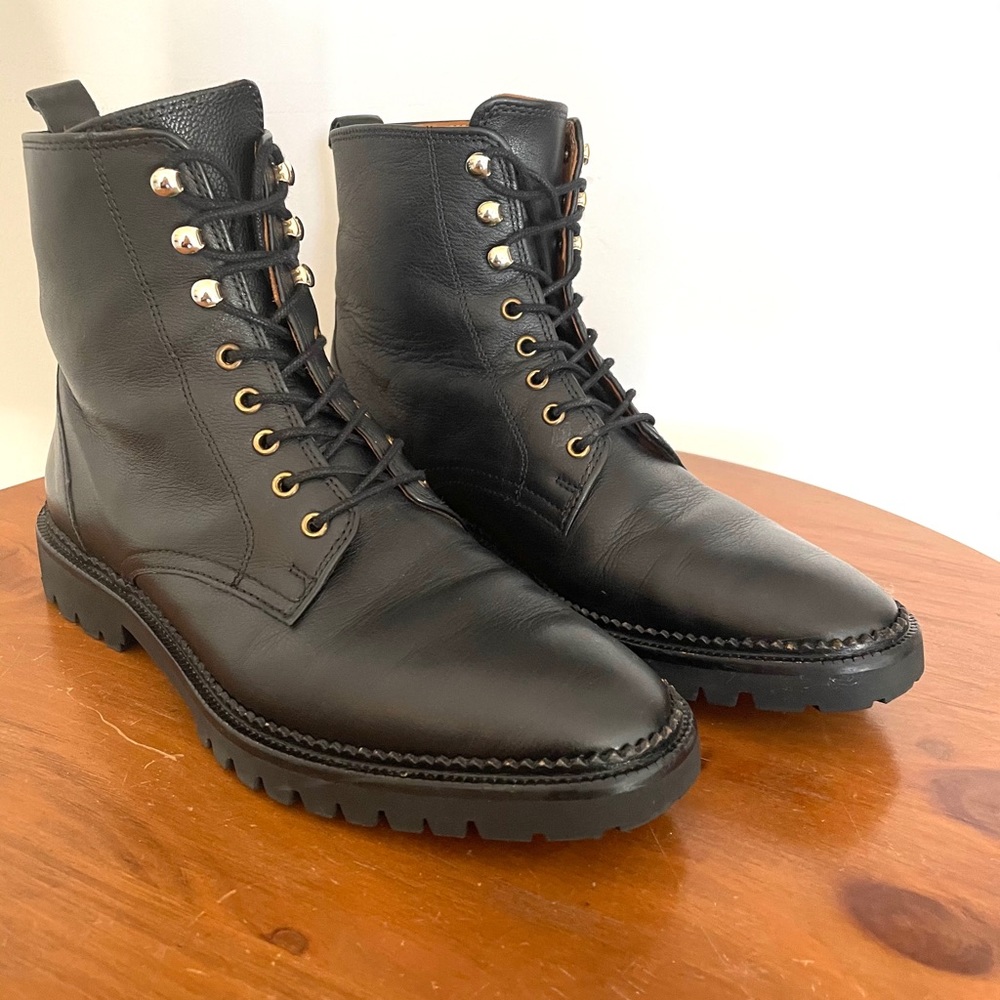 & Other Stories Lace Up Leather Boots
